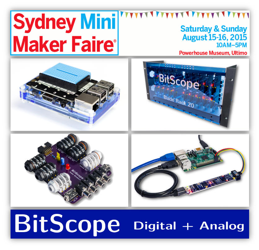 BitScope at Sydney Maker Faire
