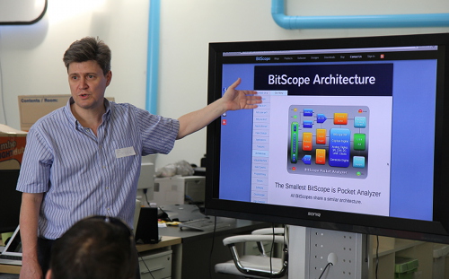Bruce from BitScope speaking about BitScope Designs.